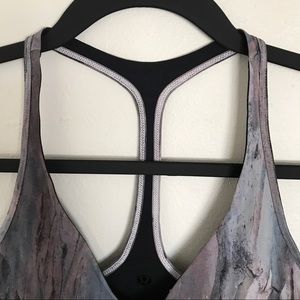 BlackMarbled Grey Bra
